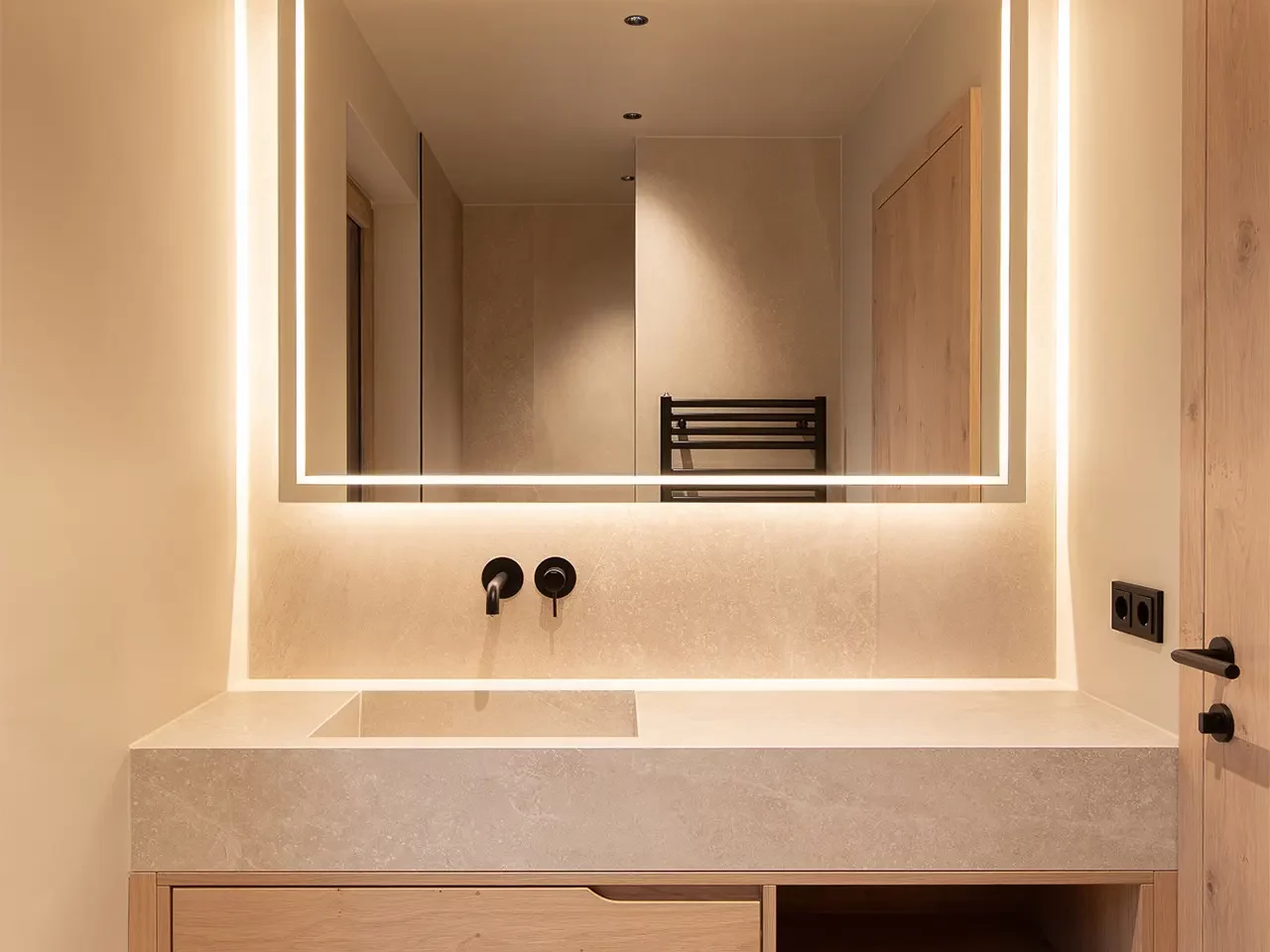 Appartement Ennsau Wohnung Obergeschoss Altholz ©Kotrasch